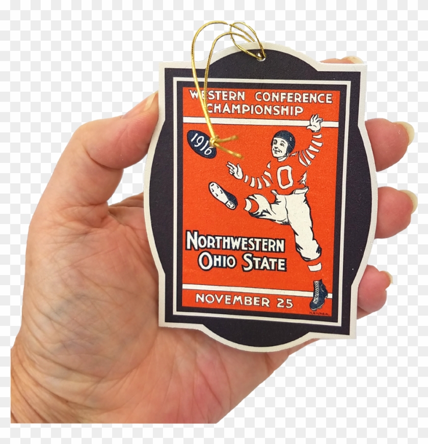 Vintage Ornament, Northwestern Game - Referee Clipart