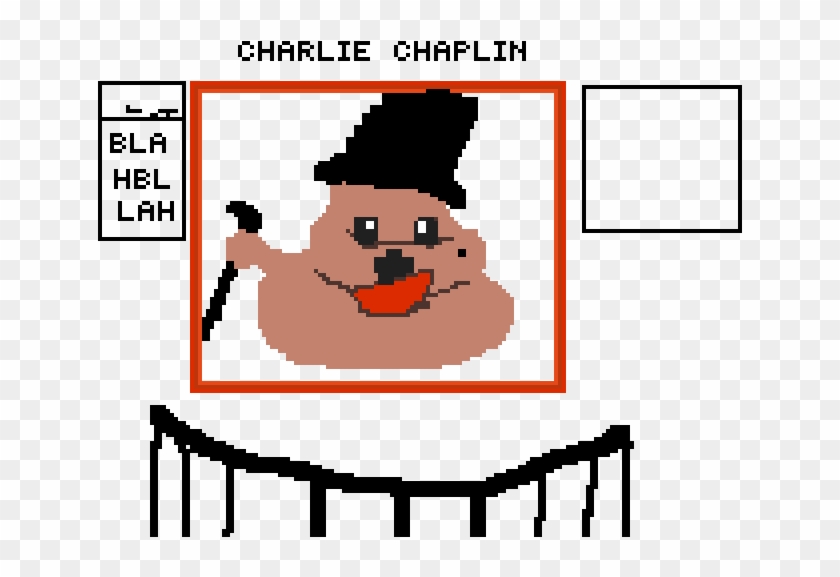 Charlie Chaplin In Pooph Form - Cartoon Clipart