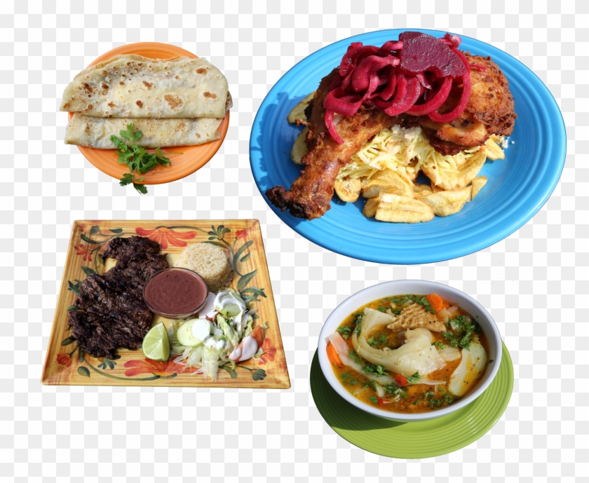 Yuca Con Chicharrones • Carne Guisada • Carne Asada - Fast Food Clipart #5494399