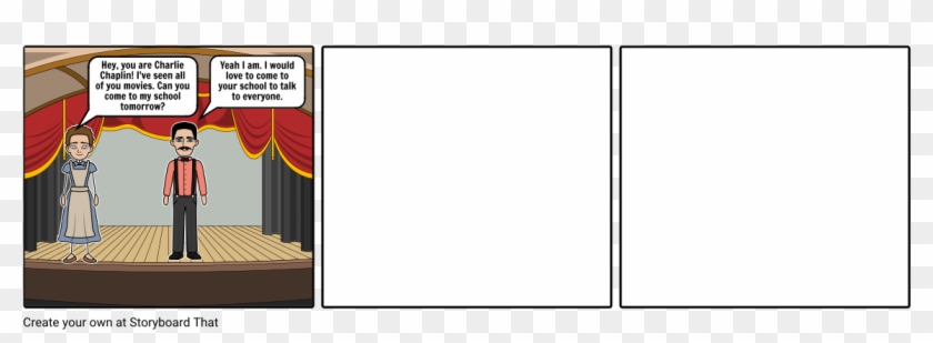 Charlie Chaplin - Illustration Clipart