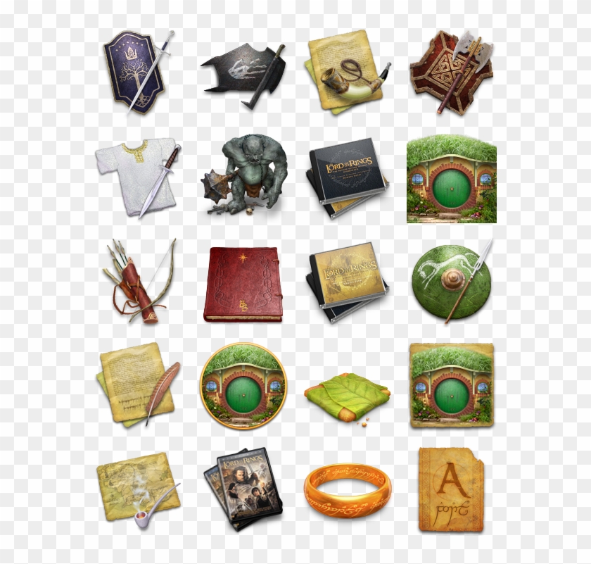 Search - Lord Of The Rings Icons Clipart #5494573