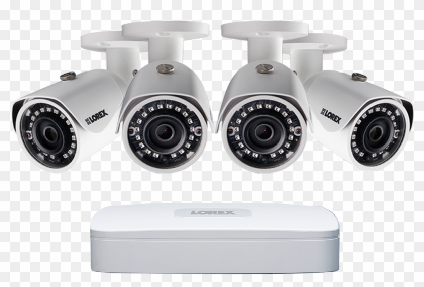 2k Ip Security Camera System With 4 Channel Nvr And - Camera Installation Clipart #5494654