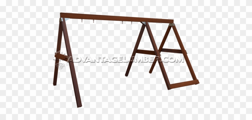 Simple A-frame Swing Set Plans - Diy A Frame Swing Set Plans Clipart #5495140