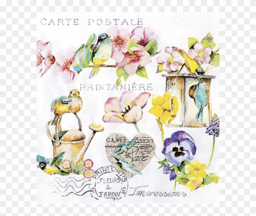 Servilletas Al Agua De Flores Clipart