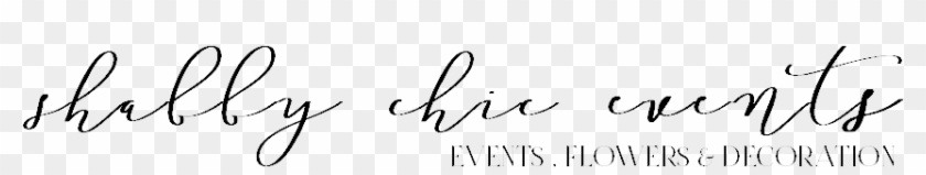 Shabby Chic Events - Calligraphy Clipart