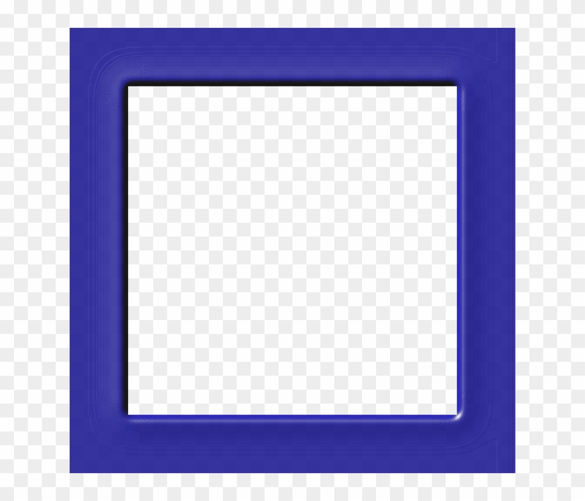 Molduras Para Quadros Png - Moldura Azul Escuro Png Clipart