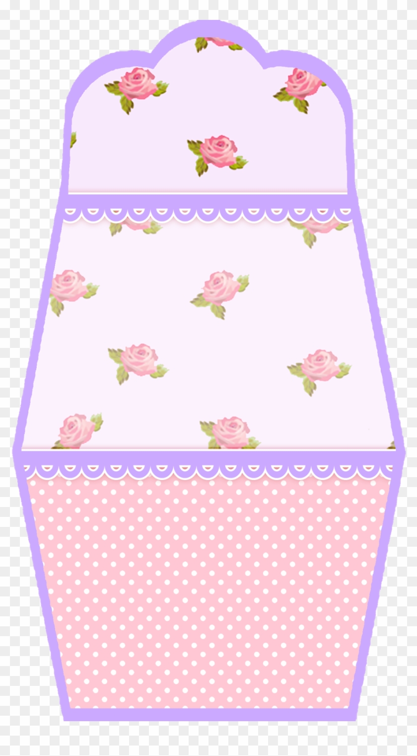 Pink Shabby Chic And Lilac - Polka Dot Clipart #5495829