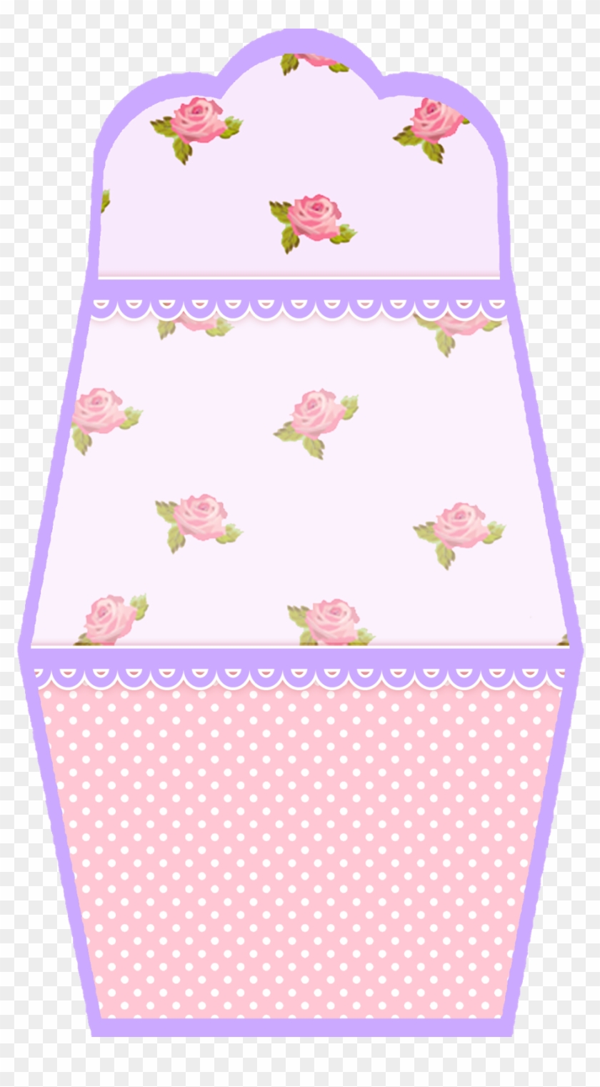 Pink Shabby Chic And Lilac - Polka Dot Clipart