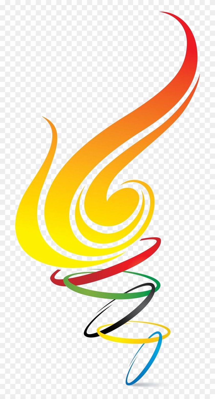 Olympic Torch Png Free Download - Olympic Torch Logo Png Clipart