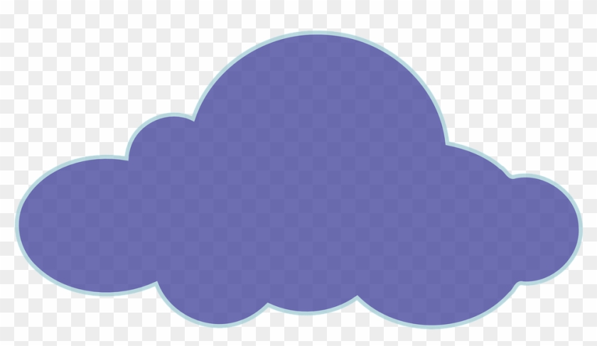 Cloud Shape Png - Silhueta De Nuvem Clipart #5495932