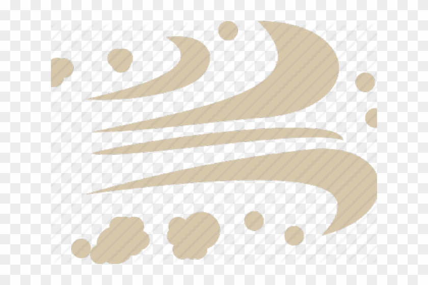 Dust Clipart Dusty Weather - Illustration - Png Download