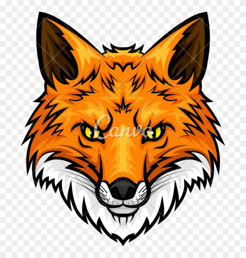 Fox Head Png - Fox Totem Pole Drawing Clipart