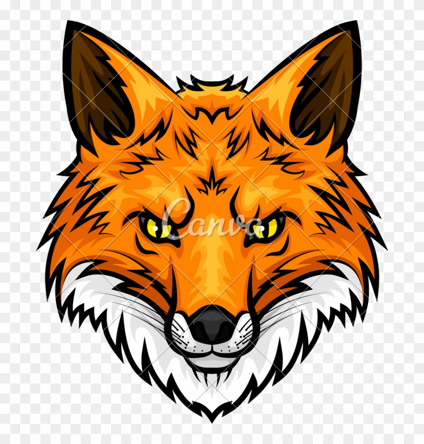 Fox Head Png - Fox Totem Pole Drawing Clipart #5496001