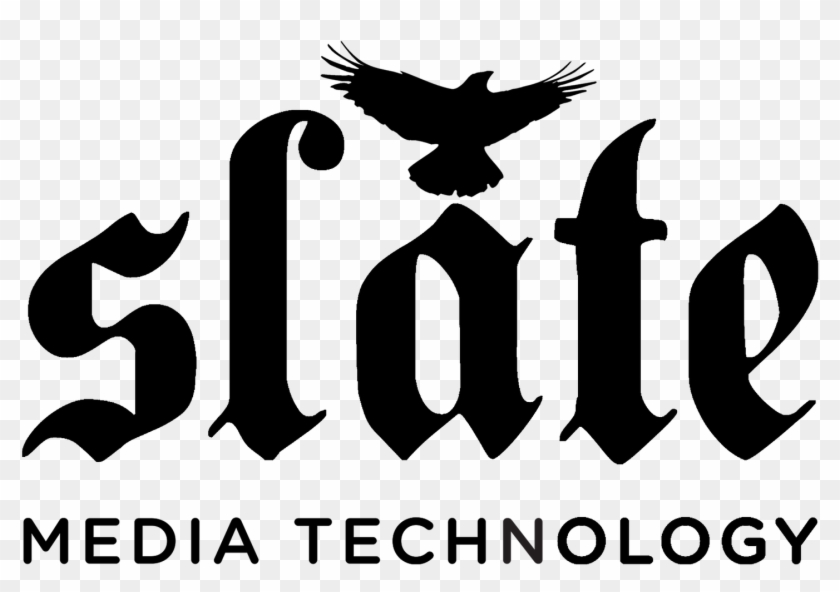 Hi-res Slate Media Tech Logo Final - Graphic Design Clipart #5496432