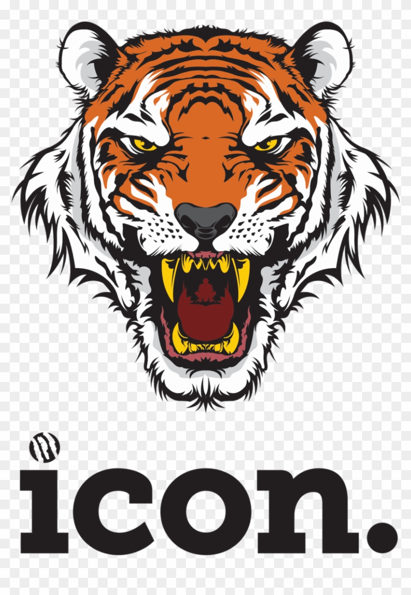 Icon Tiger Hoodie Grey/multi - Fiverr Red Logo Clipart