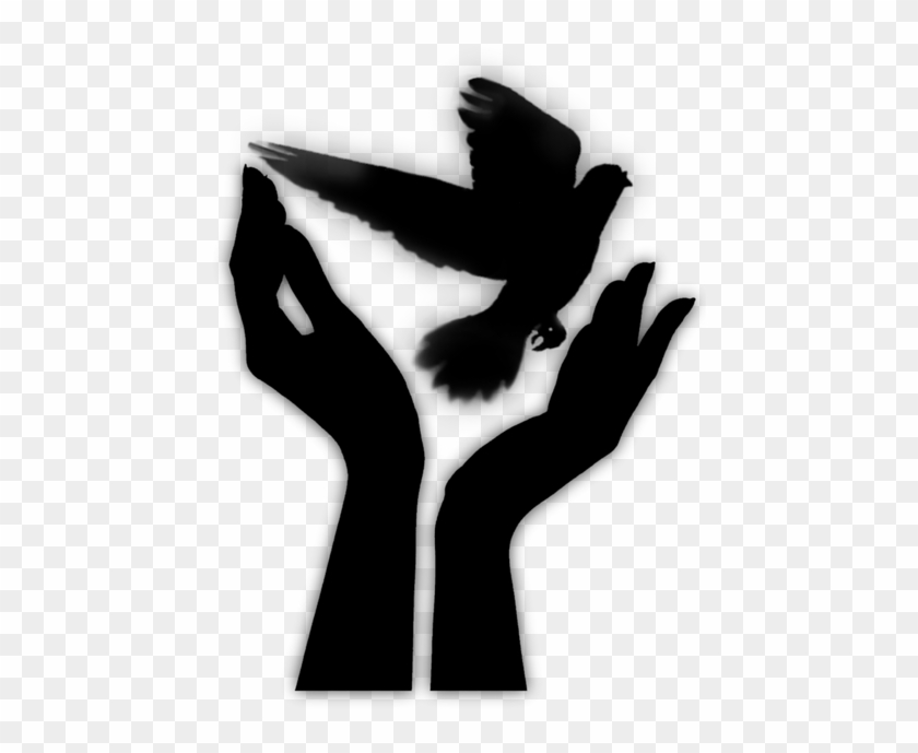 Hand, Bird, Release, Sticker, Clipart - Release Clipart - Png Download