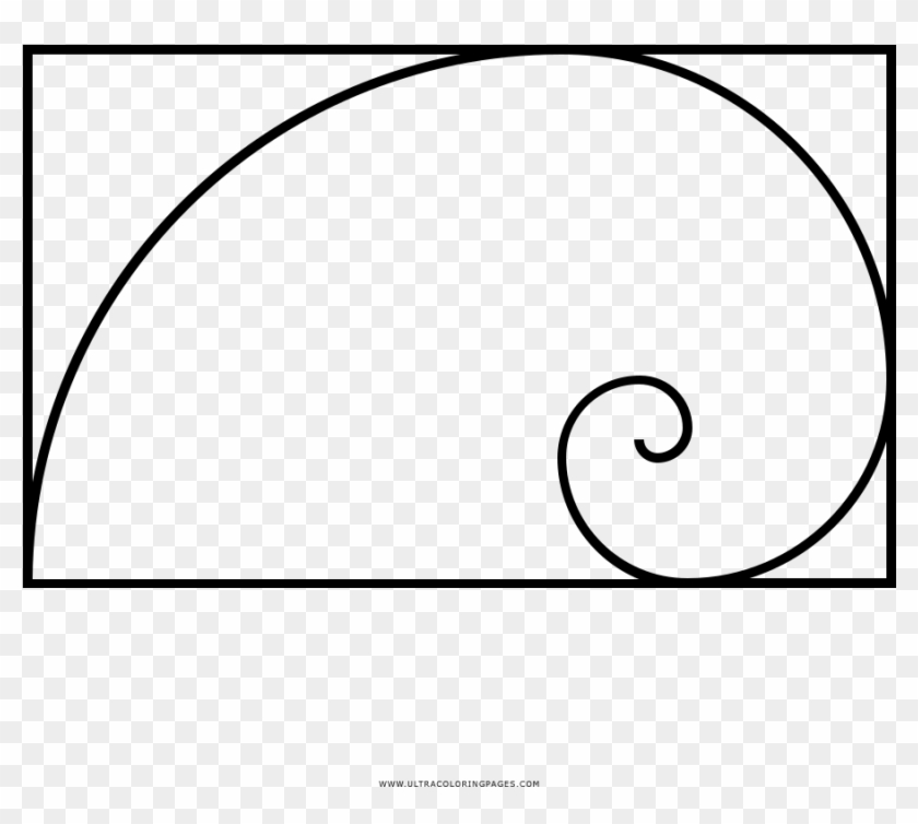 Golden-spiral Coloring Page - Draw A Volleyball Clipart #5496714