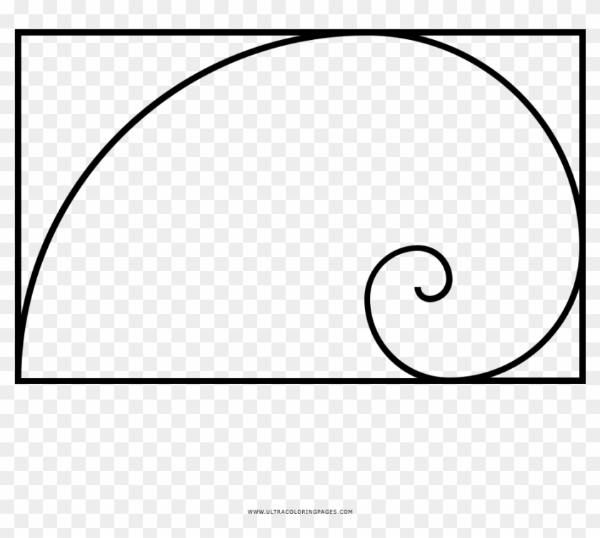 Golden-spiral Coloring Page - Draw A Volleyball Clipart