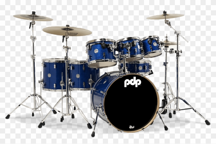 Concept™ Maple - Blue Sparkle - 7-piece Kit - Pdp Concept Maple Cm7 Clipart