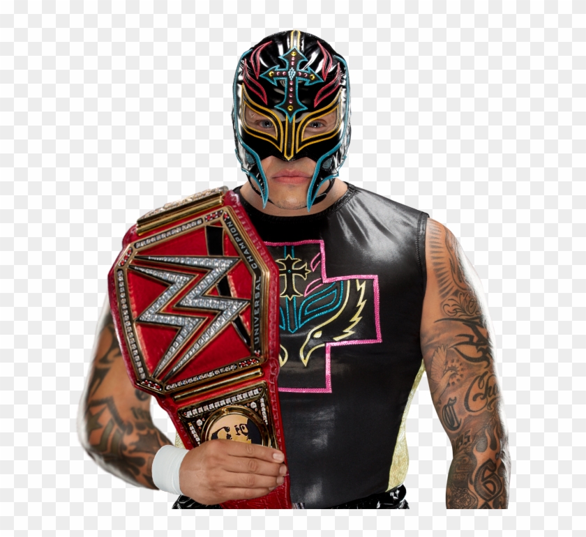 @reymysterio Universal Champion, Nxt Champion And Cwc - Rey Mysterio Universal Champion Clipart #5497384