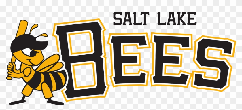 Salt Lake Bees Logo - Salt Lake Bees Logo Transparent Clipart #5497500