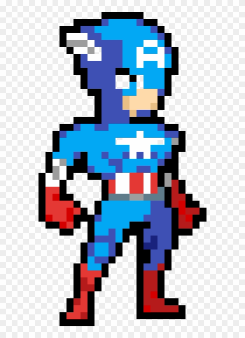 Pixel Super Heroes - Quicksilver Pixel Art Clipart