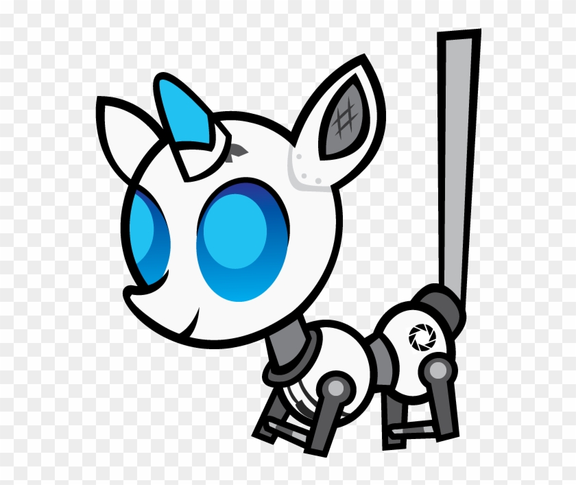 Alisonwonderland1951, Ponified, Portal , Robot, Safe, Clipart #5497662