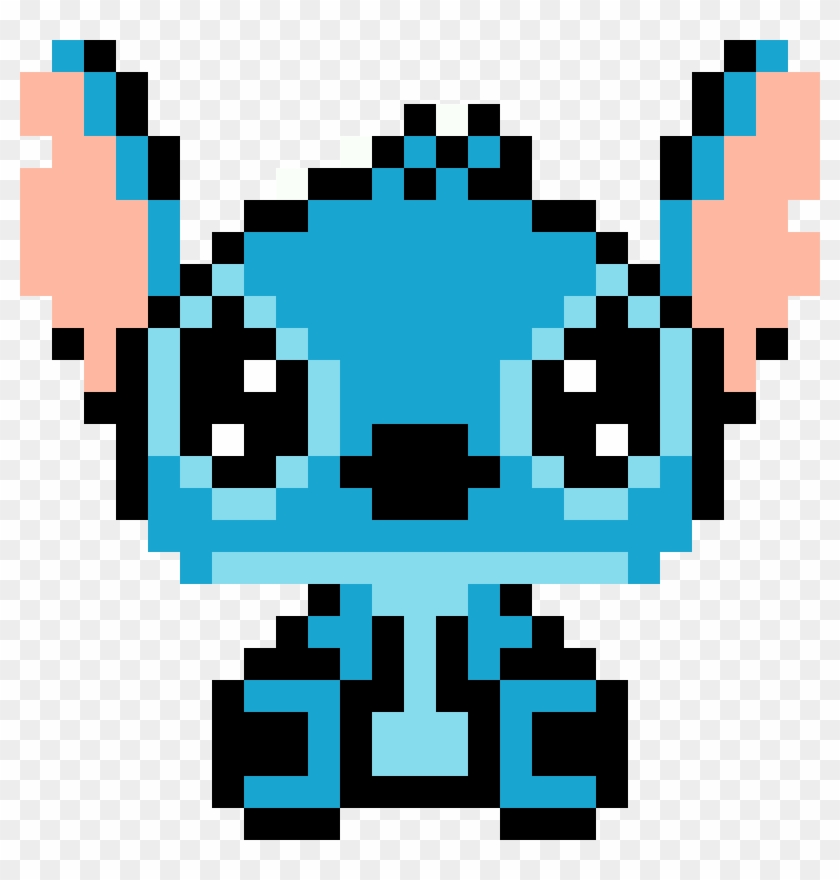 Stich Pixel Art Stitch Drawn Clipart Pikpng