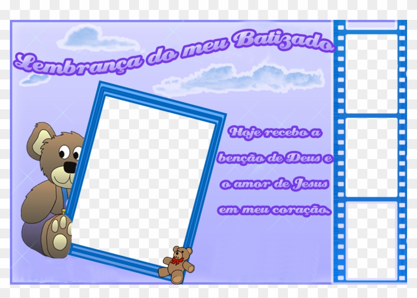 Essa Tem Longa Históriaaa Rs Achei Uma Pronta Na Net, - Moldura Para Fotos Batizado Clipart #5498057