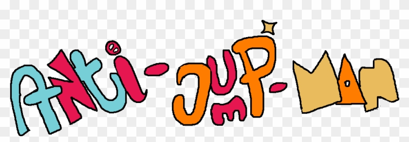 Anti Jump Man Clipart