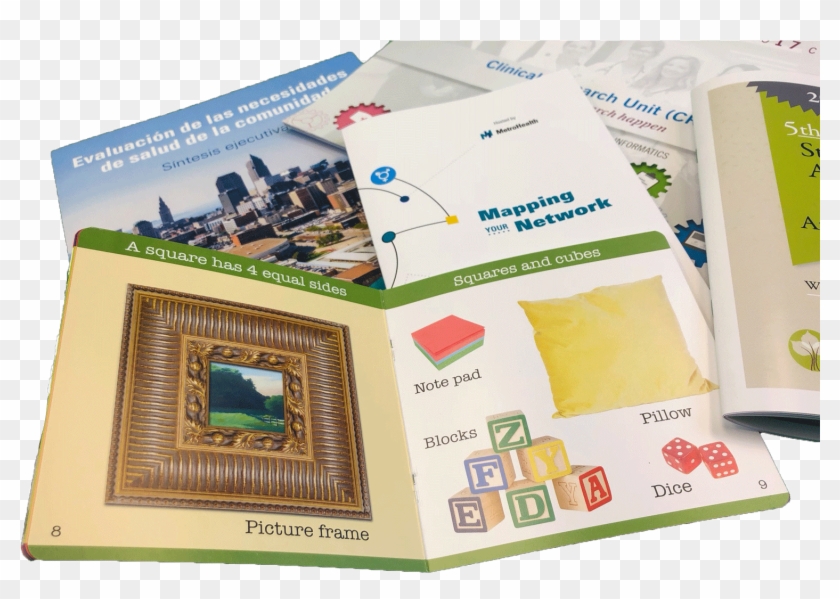 Examples Of Foote Printing Saddle Stitch Booklets - Letter Blocks Clipart #5498917