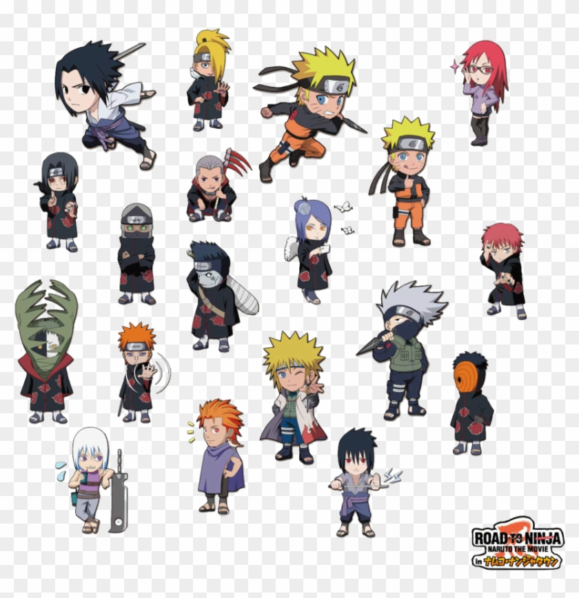 Chibi Naruto Shippuden Characters - Cute Chibi Naruto Characters Clipart
