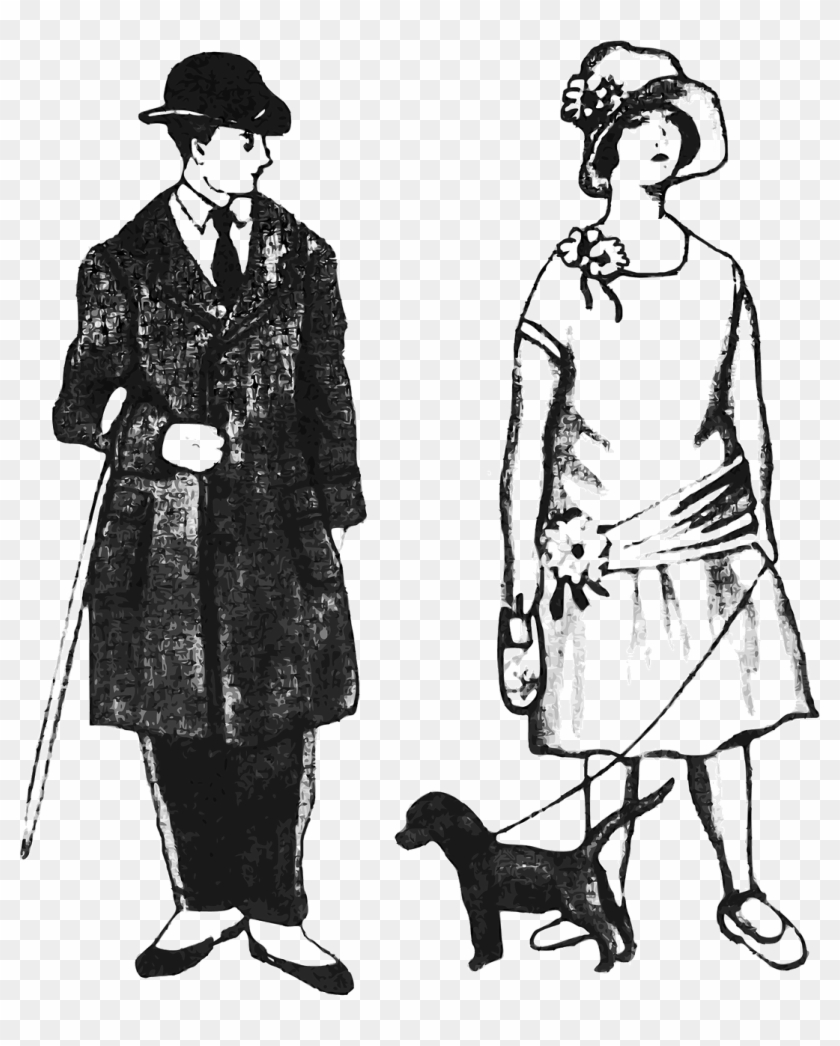 Fashion In 1920 Clipart