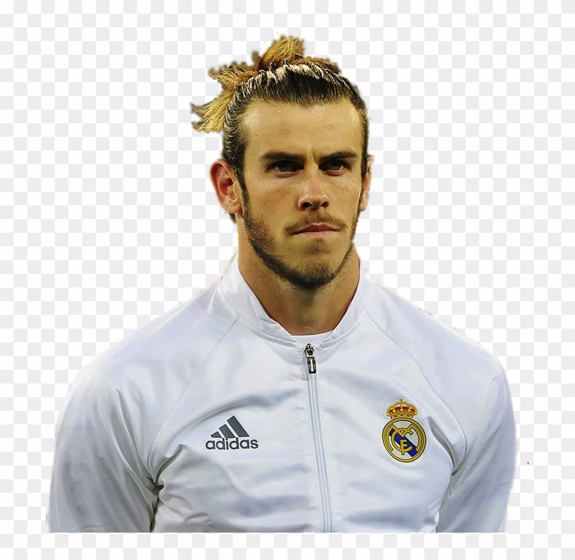 Real Madrid , Png Download - Gareth Bail Man Bun Clipart #5499750