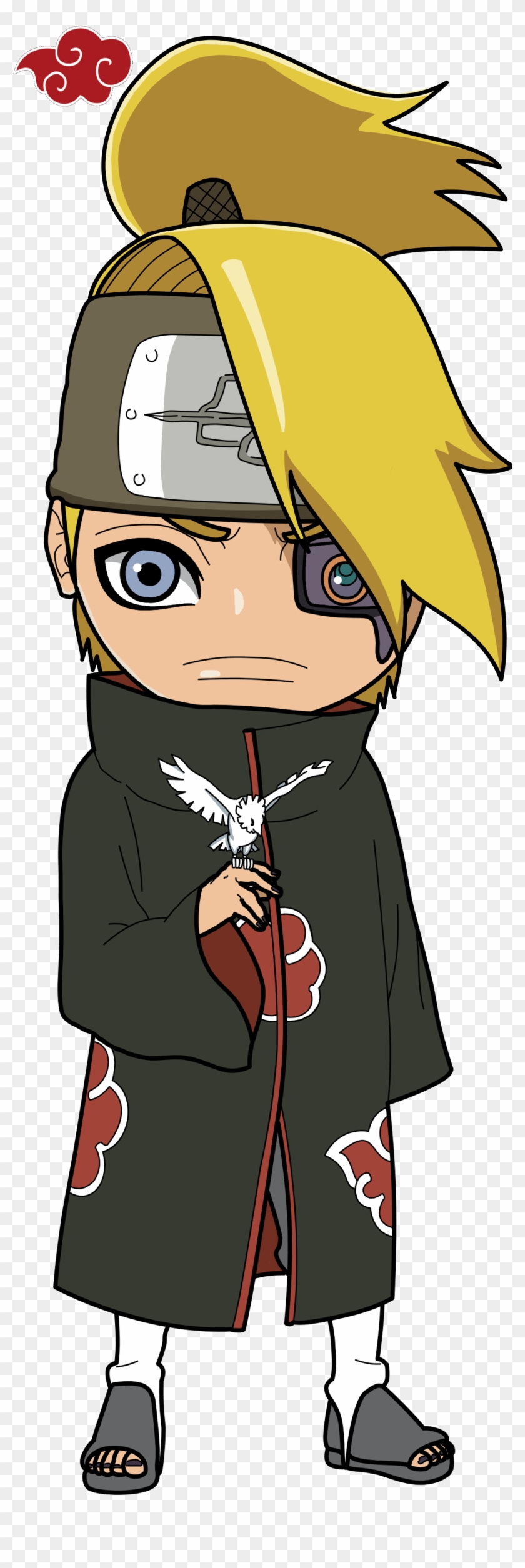 Deidara Naruto Characters, Chibi - Cartoon Clipart #5499870