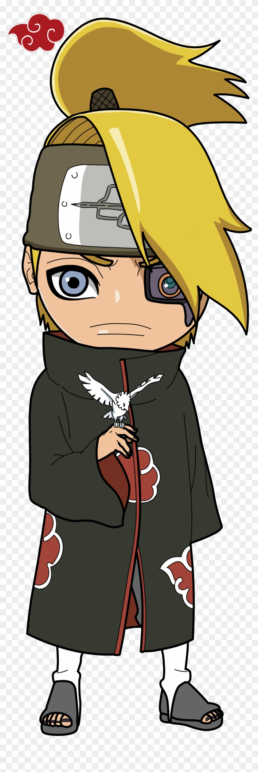 Deidara Naruto Characters, Chibi - Cartoon Clipart