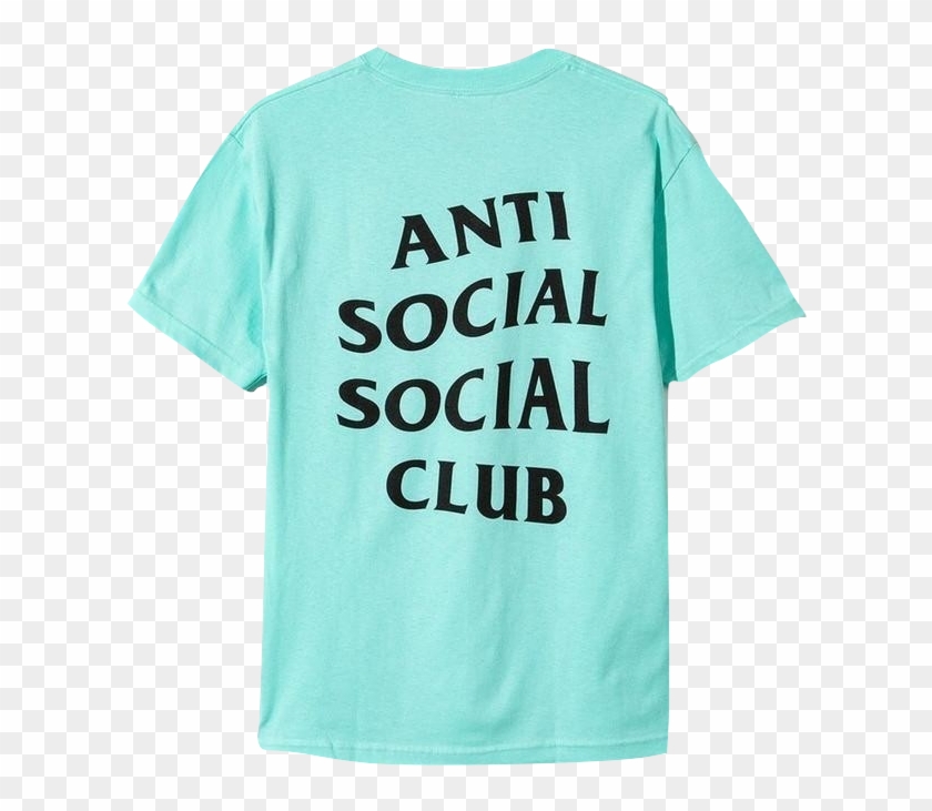 Anti Social Social Club Logo Tee - Active Shirt Clipart #5499872