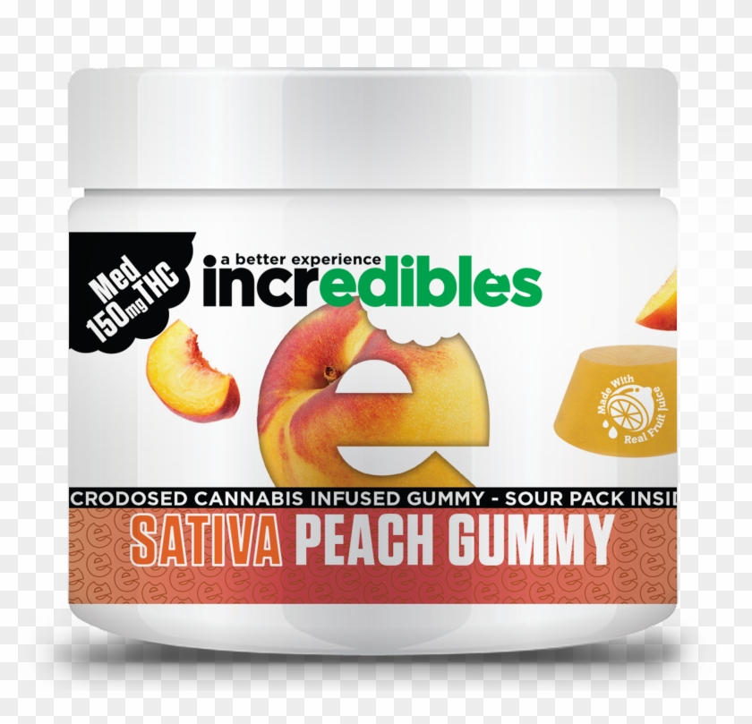 Incredibles Sativa Peach Gummy - Convenience Food Clipart #550172
