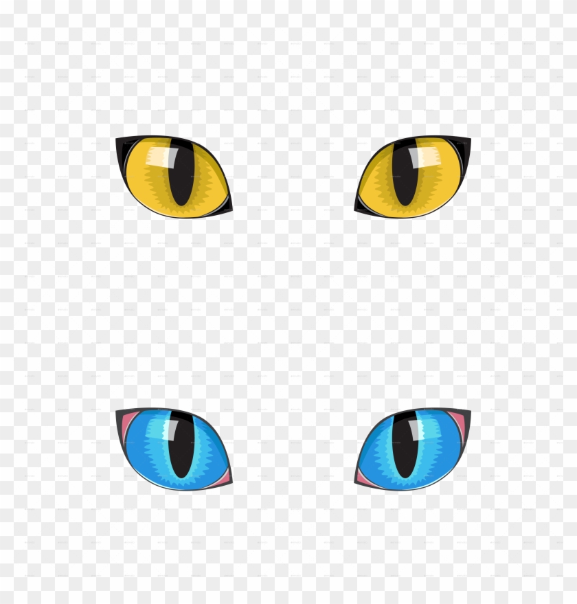 Cat's Eye Cat's Eye Clip Art - Cat Eyes Clip Art - Png Download #550676