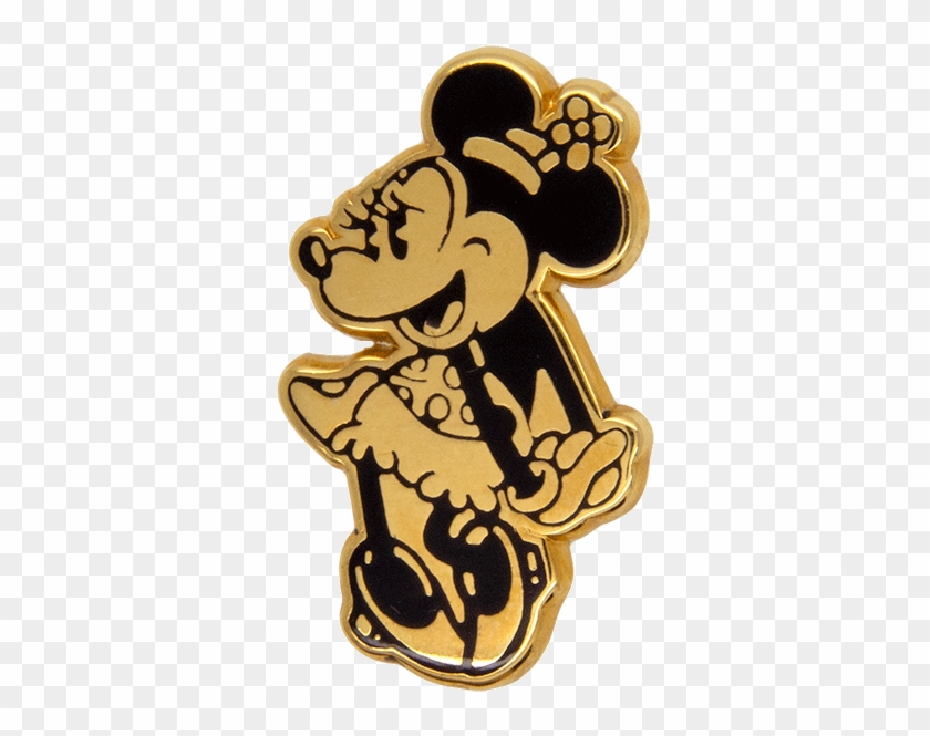 Minnie Mouse Pin , Gold - Minnie Mouse Gold Png Clipart #551011