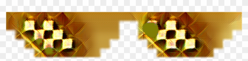 Golden Rekt Glasses Golden Rekt Glasses Mlg Funny Fun - Meme Glasses And Joint Clipart