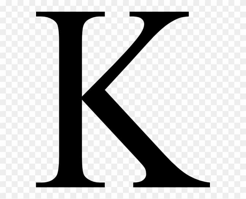 Small - Kappa Greek Letter Png Clipart