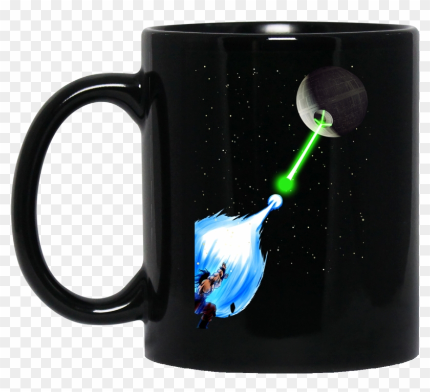 Image 6px Dragon Ball Songoku Vs Death Star Coffee - Son Goku Mug Clipart