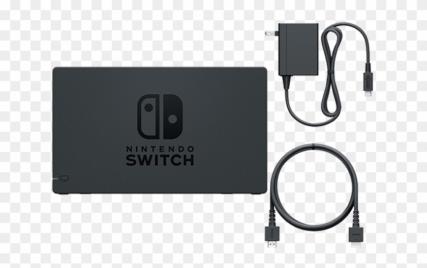 Ac Adapter Dock Hdmi Cable - Charge A Nintendo Switch Clipart