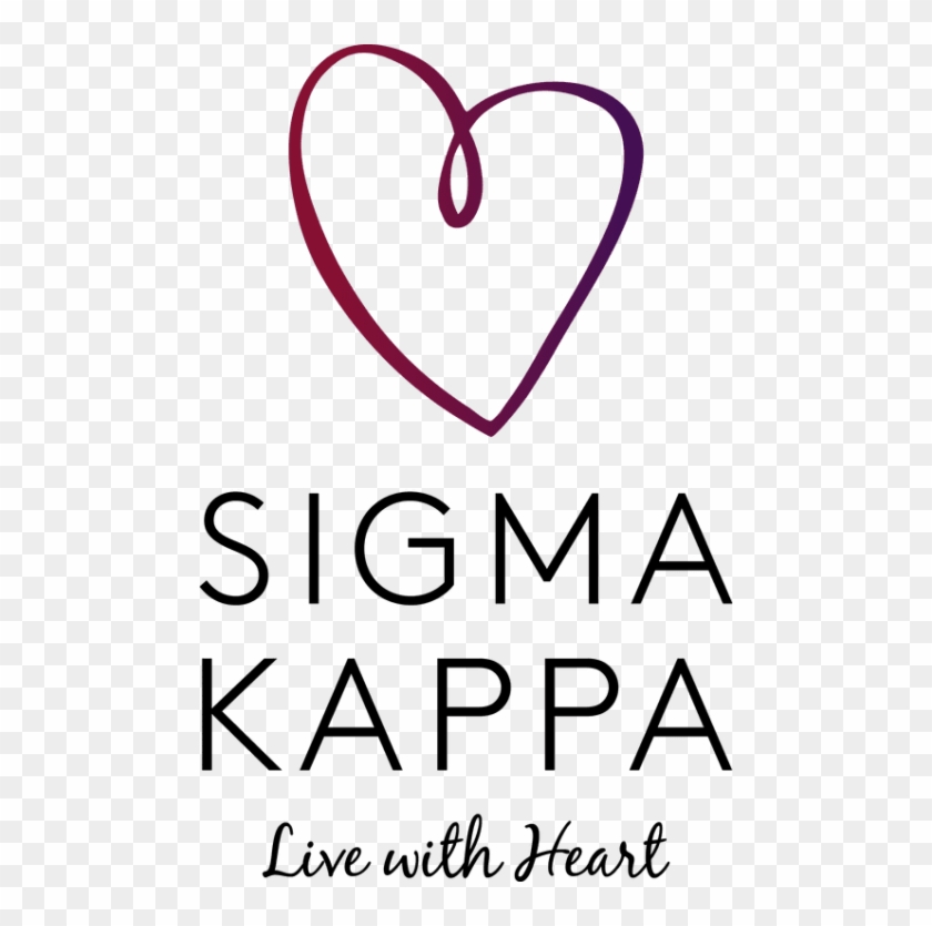 Free Png Download Sigma Kappa Live With Heart Png Images - Sigma Kappa Live With Heart Clipart #551790