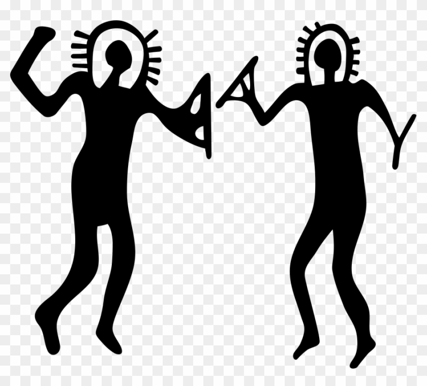 Astronaut Clipart Two - Astronauts Rock Drawings In Valle Camonica - Png Download