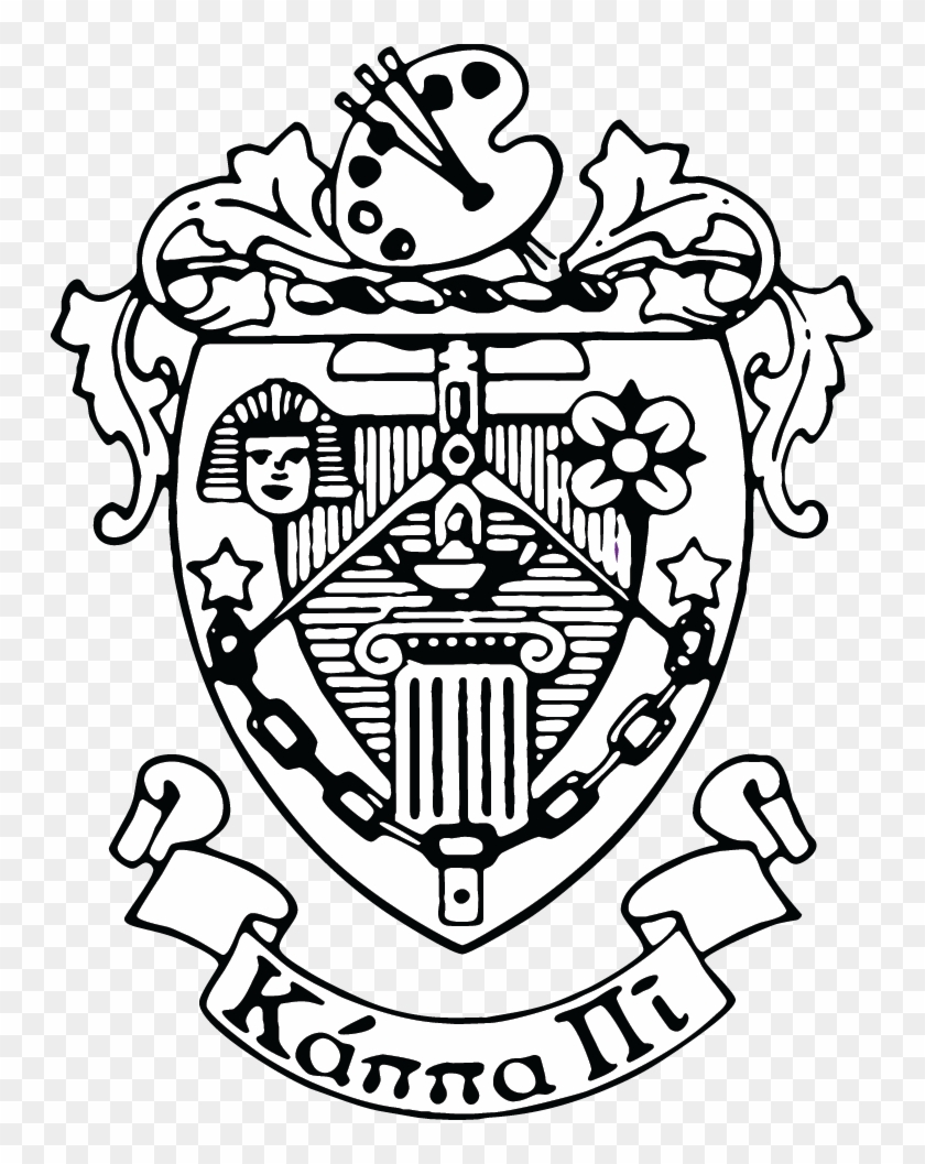Kappapi Crest - Kappa Pi Clipart #551896