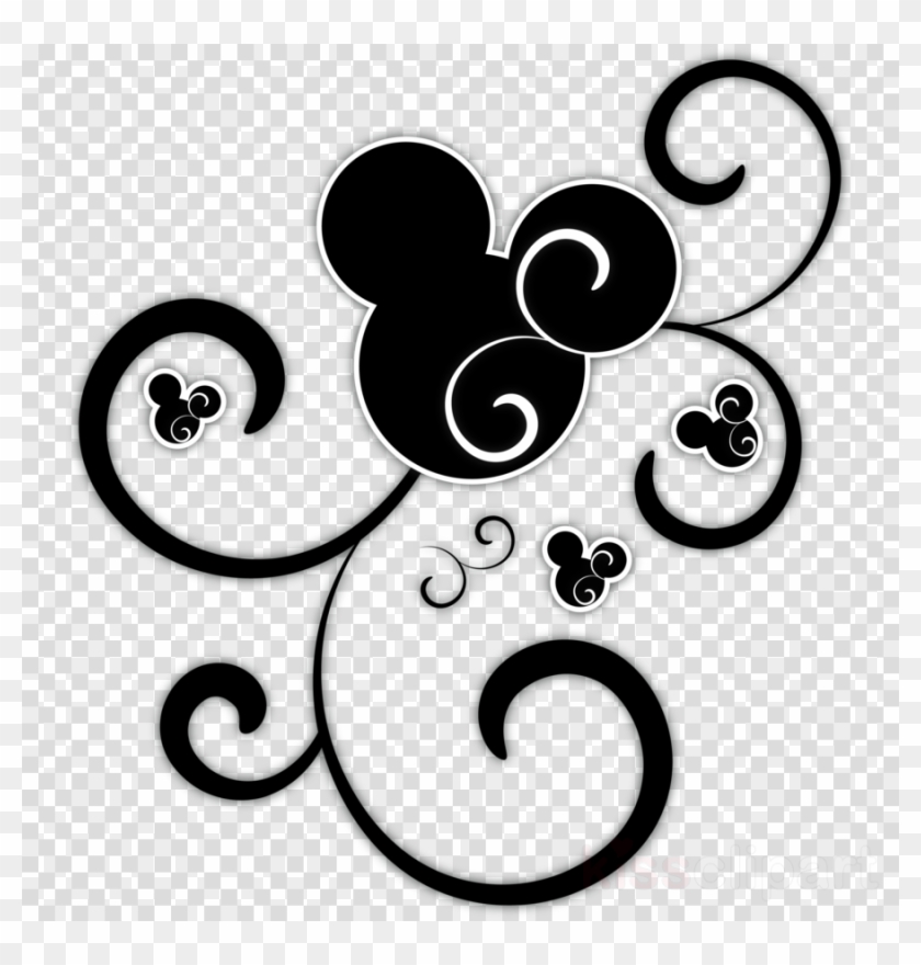 Mickey And Minnie Mouse Tattoos Clipart Mickey Mouse - Minnie Mouse Silhouette Tattoo - Png Download #551897