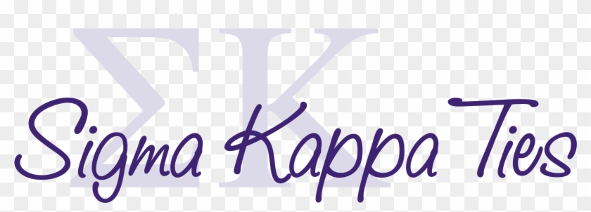 Sigma Kappa Ties Logo Png Transparent - Kampai Festas E Buffet Clipart