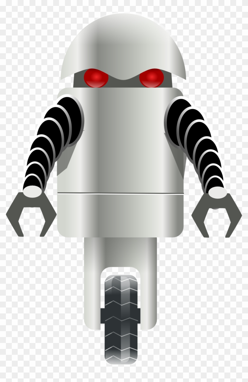 Robot Png Photo - Robot With One Wheel Clipart